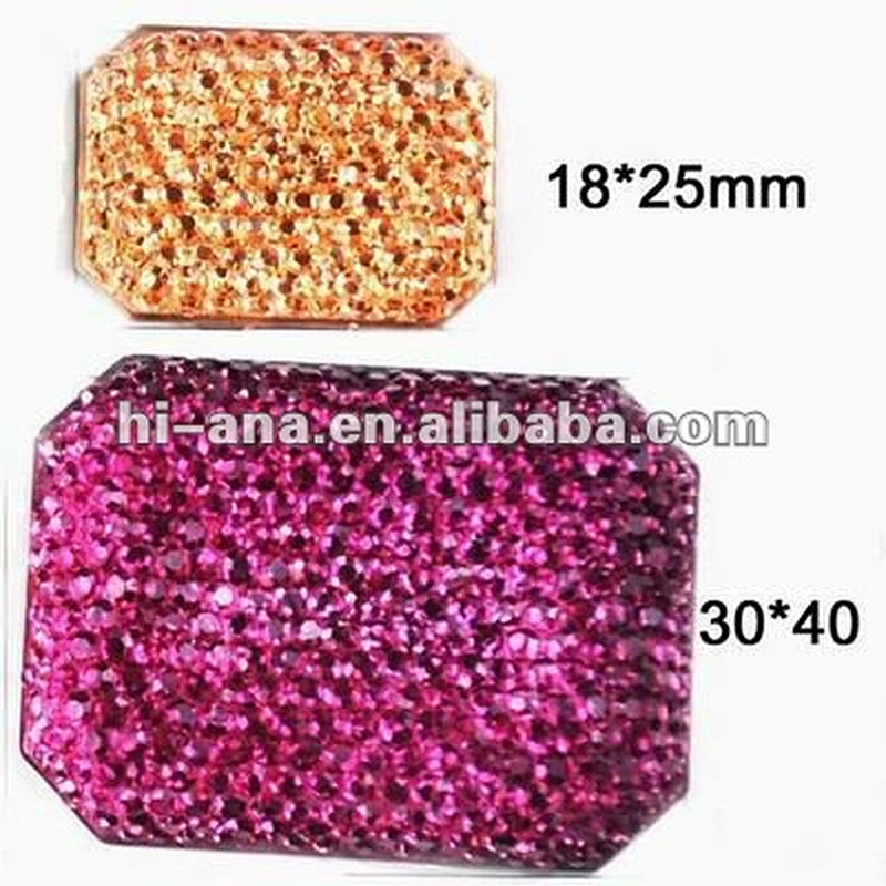 TRI-SQUARE Fashion Resin stone with dot