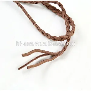 Manufacturers selling wholesale DIY accessories Korea velvet three shares braided imitation leather rope / collar / item rope