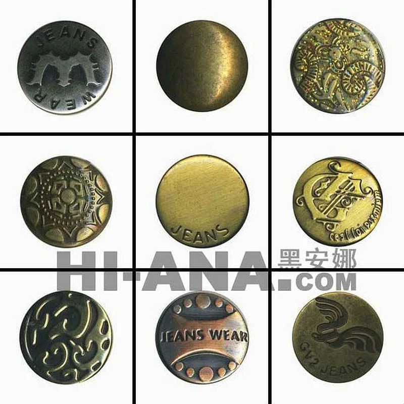 Fashion jeans button face China supplier