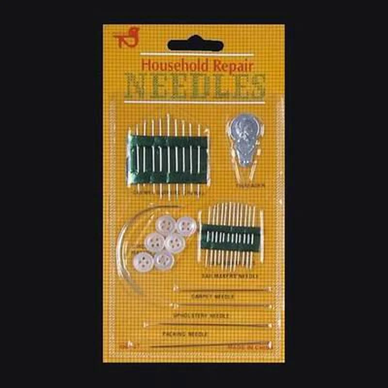 hand sewing needles kit 27 count per card