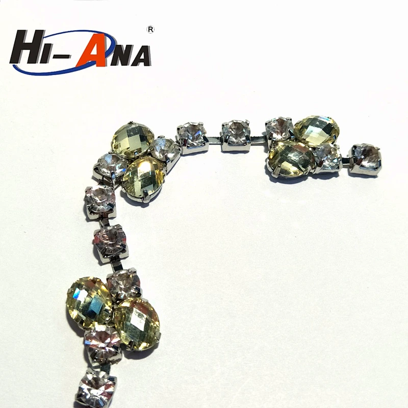 hi-ana rhinestone3 OEM Custom made top quality High quality rhinestone tape