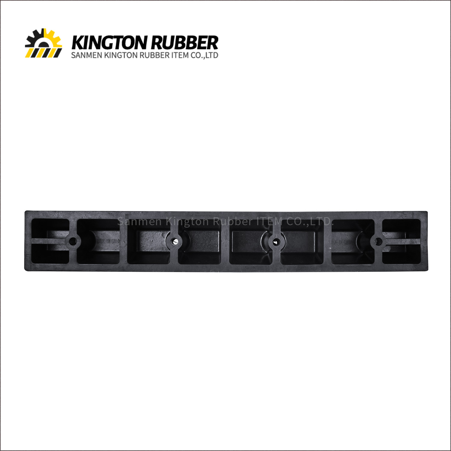 1000mm length Rubber Wheel Stopper with 1 Reflective Tape