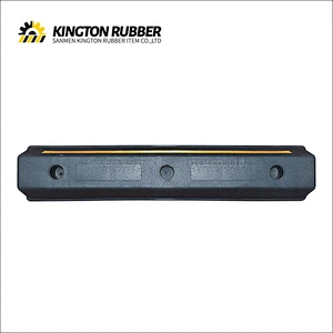 750mm length Rubber Wheel Stopper with 1 Reflective Tape