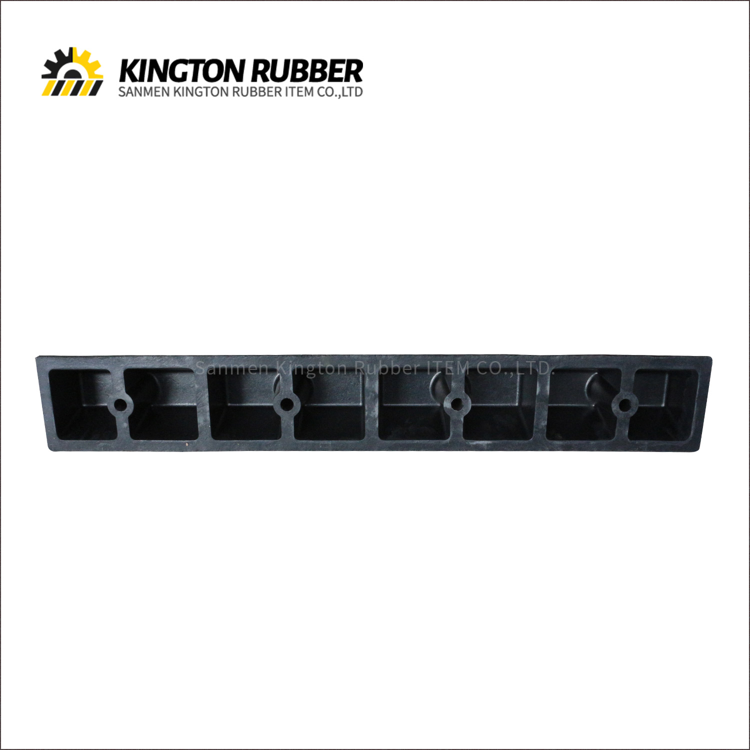 1000mm length Rubber Wheel Stopper with 1 Reflective Tape