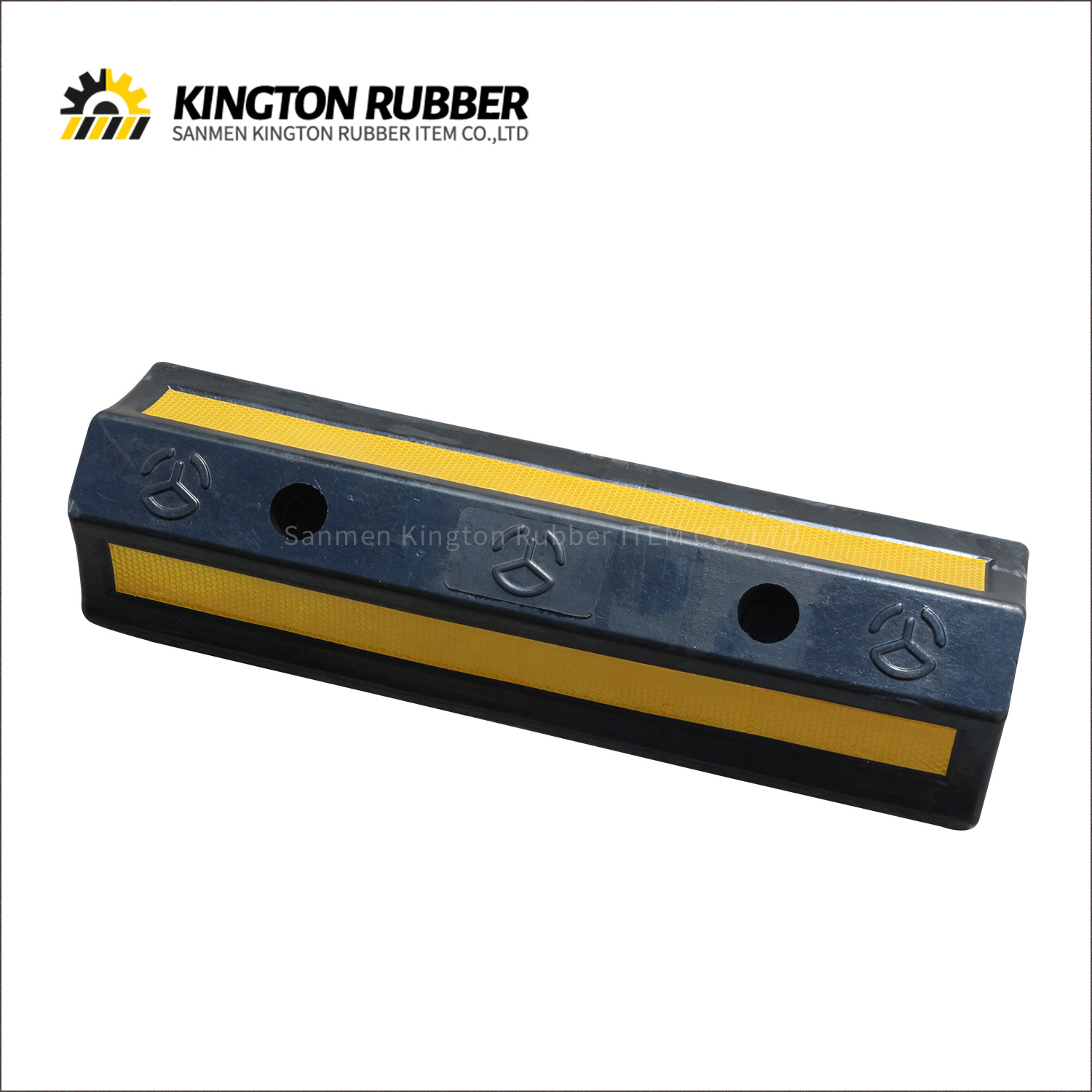 500mm length Rubber Wheel Stopper with 1 Reflective Tape