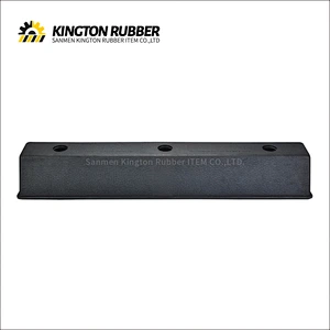 750mm length Rubber Wheel Stopper with 1 Reflective Tape