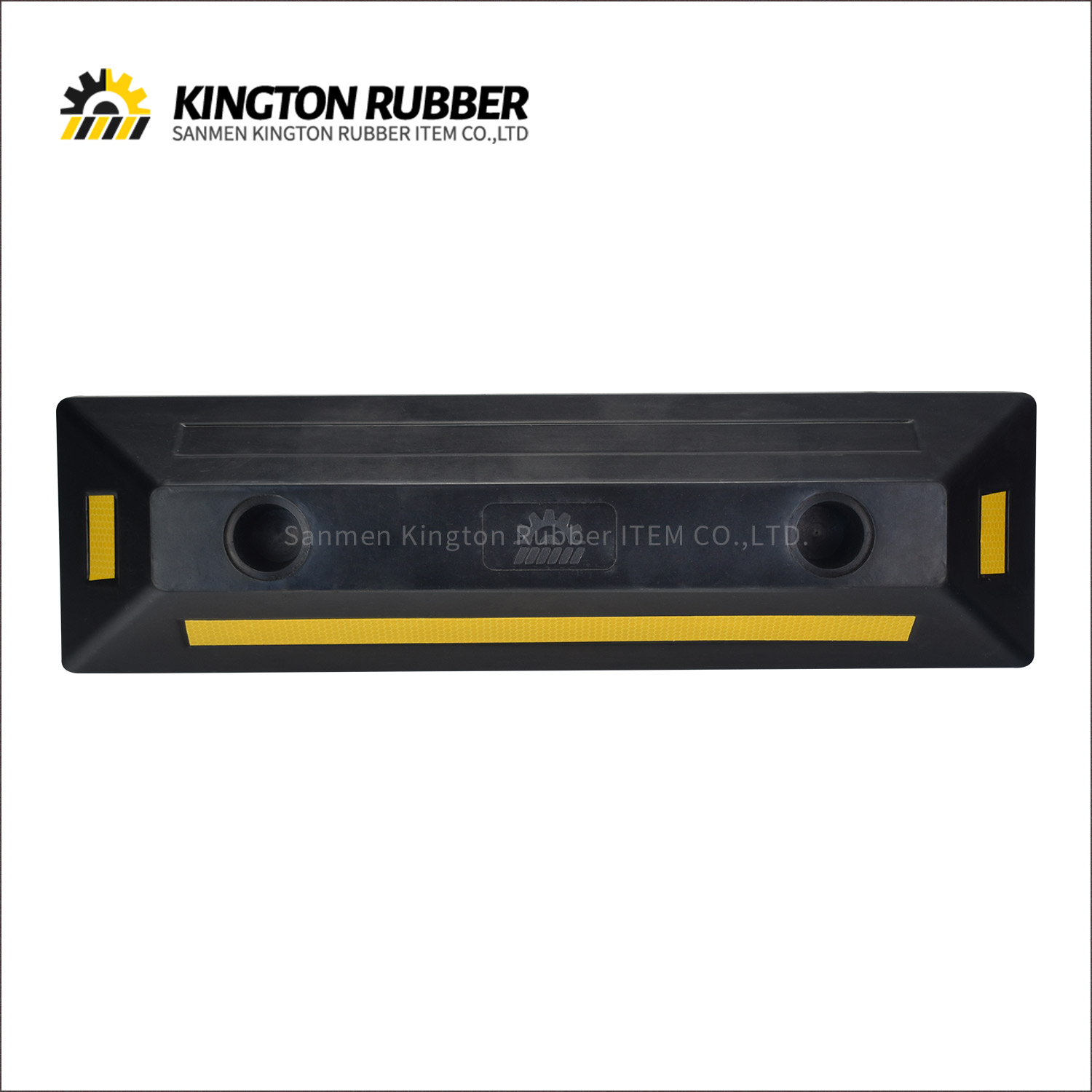 550mm length Rubber Wheel Stopper with 1 Reflective Tape