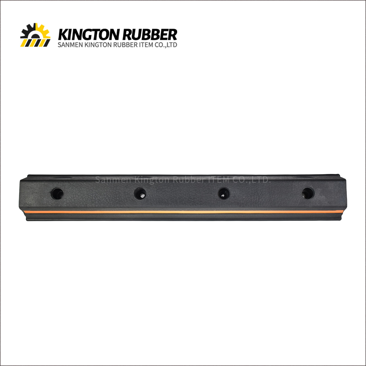 1000mm length Rubber Wheel Stopper with 1 Reflective Tape