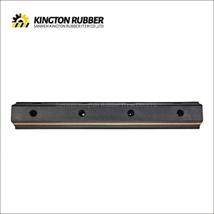1000mm length Rubber Wheel Stopper with 1 Reflective Tape