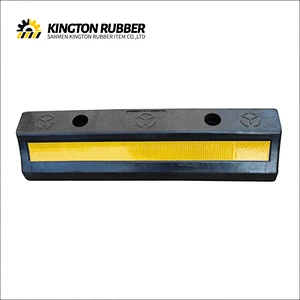 500mm length Rubber Wheel Stopper with 1 Reflective Tape
