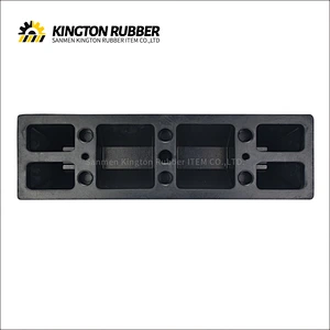 550mm length Rubber Wheel Stopper with 1 Reflective Tape
