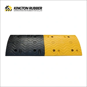 380mm width Wave Pattern Rubber Speed Bump
