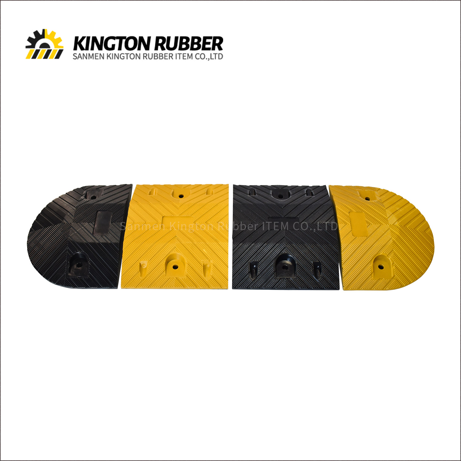 320mm width Fine Pattern Rubber Speed Bump