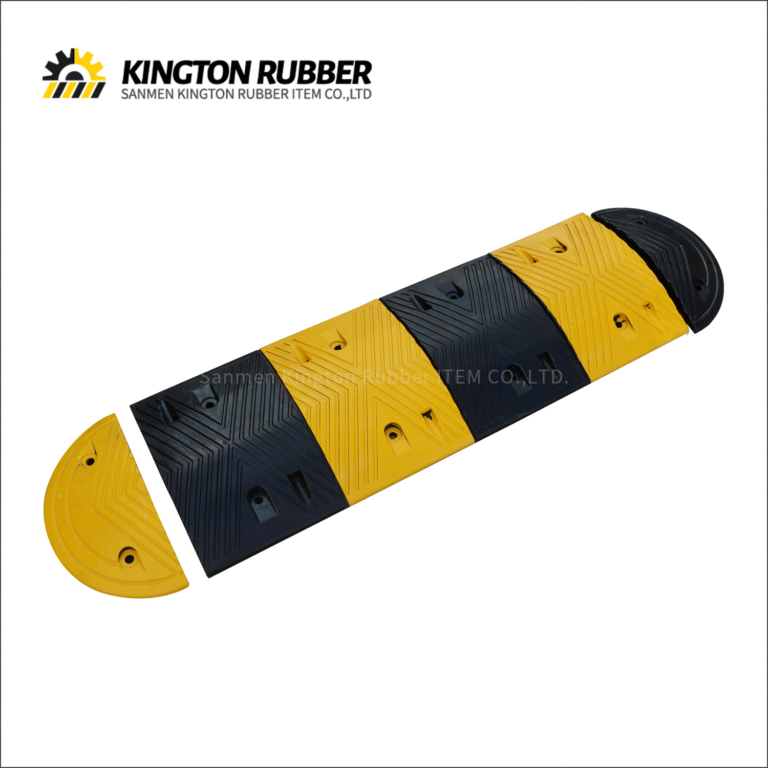 350mm width V-shaped Rubber Speed Bump