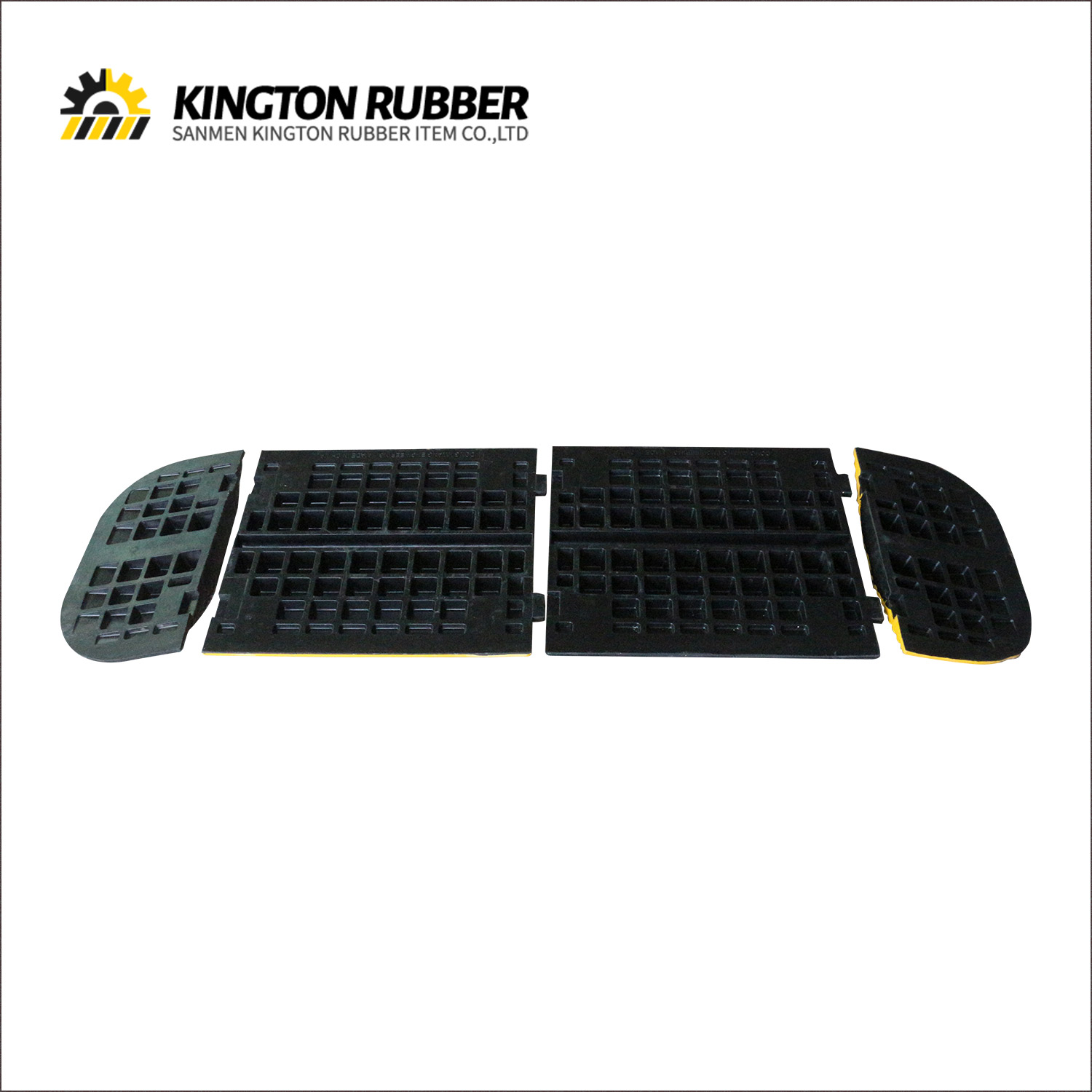 500mm width Cross-line Surface Rubber Speed Hump