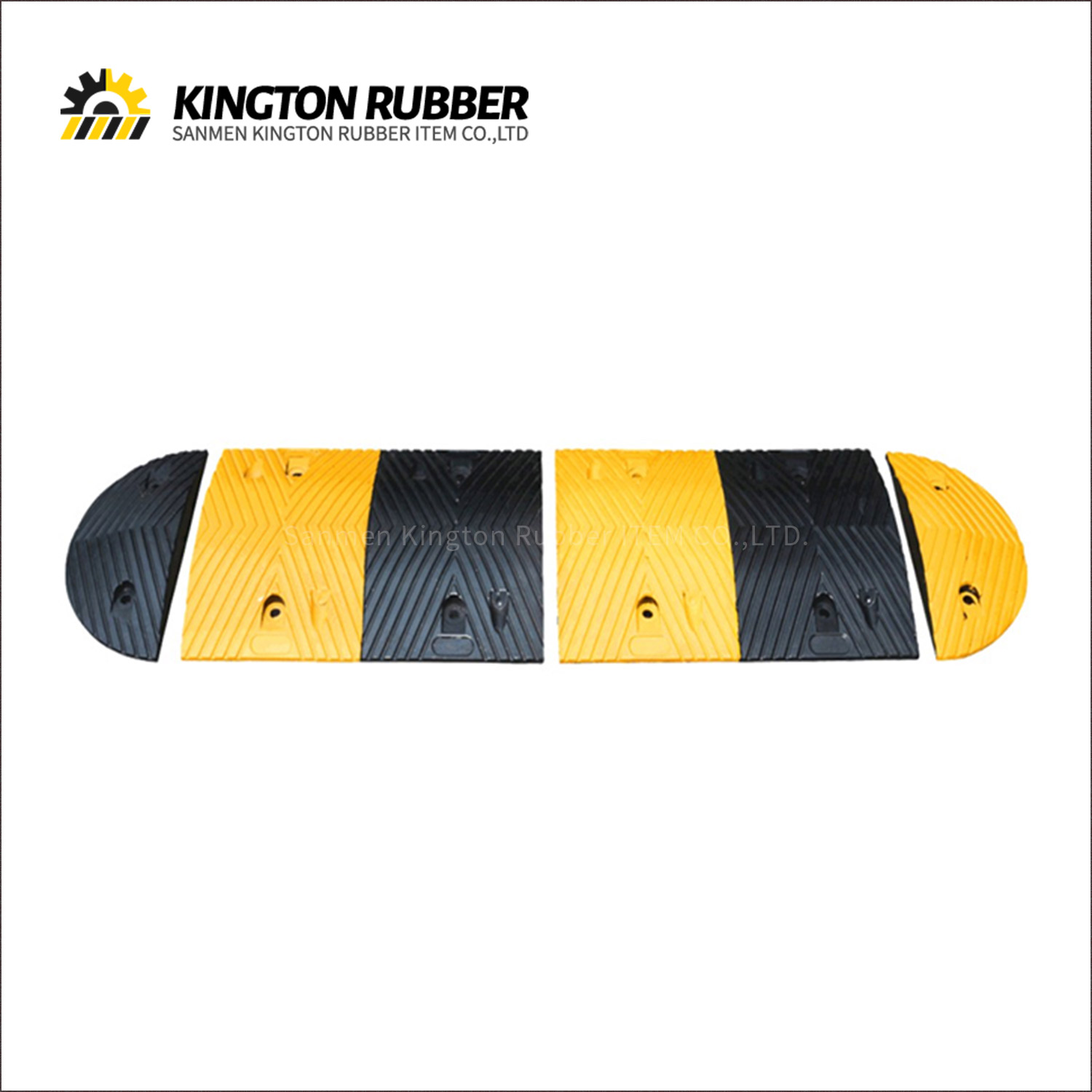 350mm width V-shaped Rubber Speed Bump