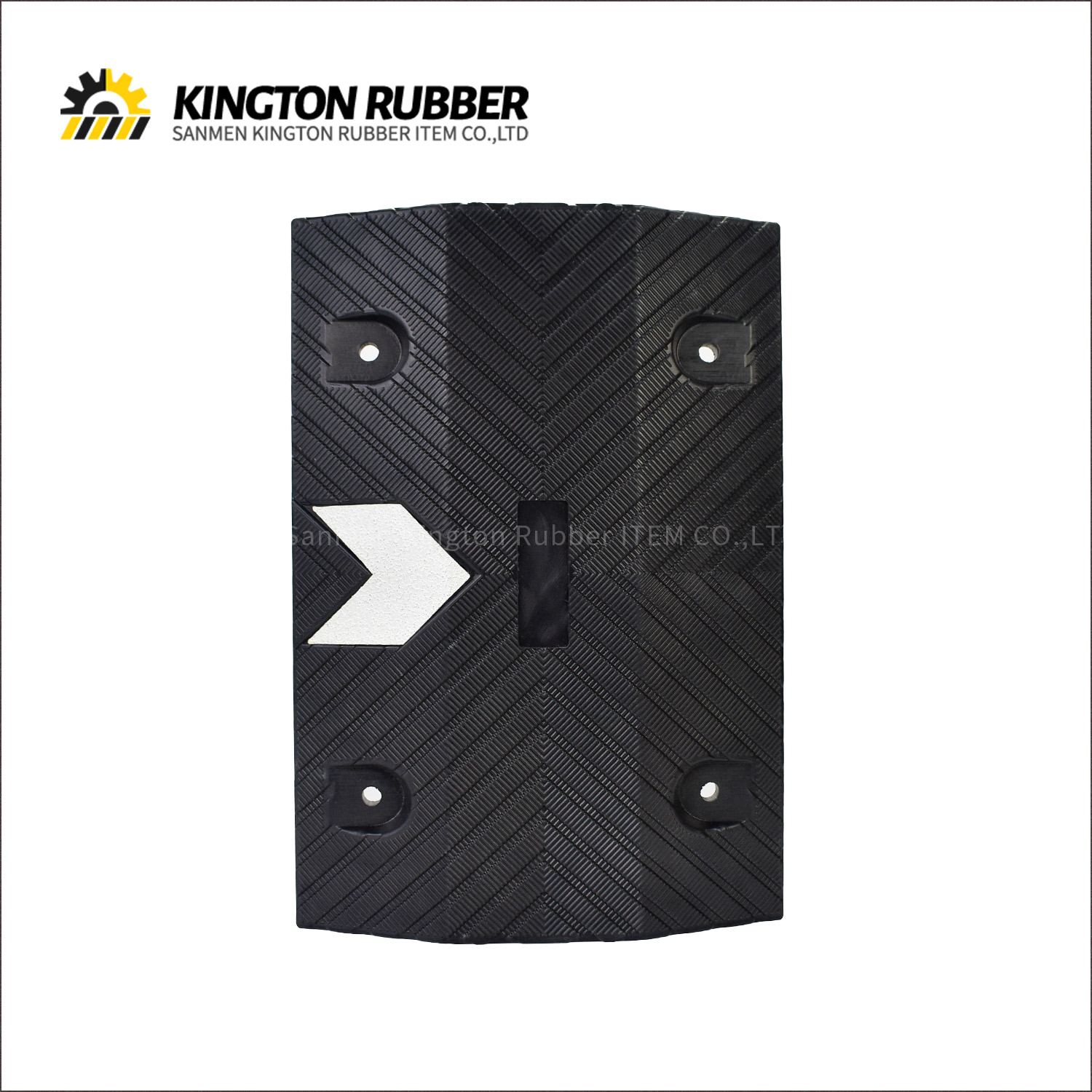 350mm width Fine Pattern Rubber Speed Bump