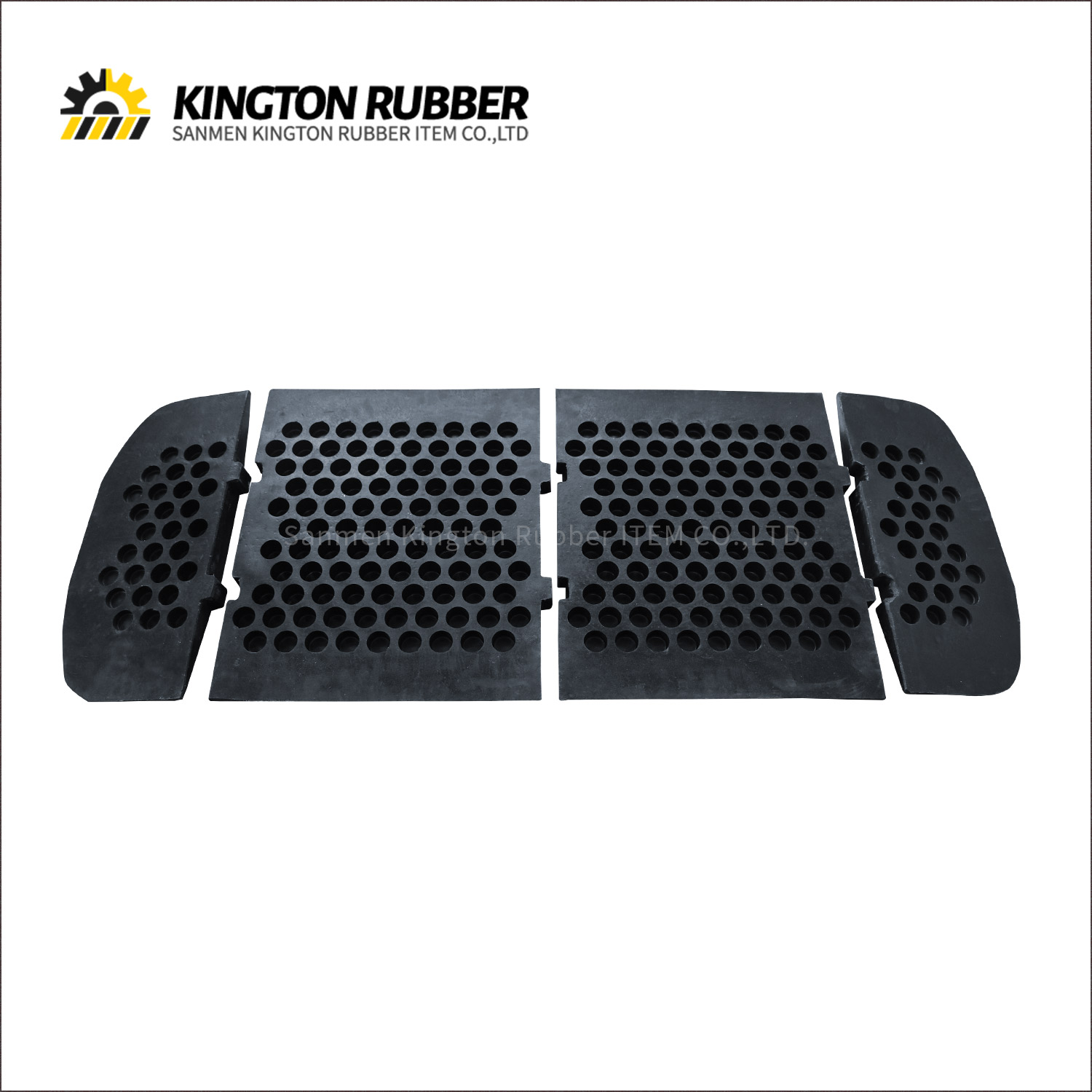 600mm width Rubber Speed Hump with 4 Reflective Sheets