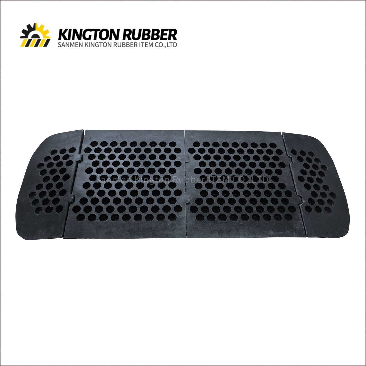 600mm width Rubber Speed Hump with 4 Reflective Sheets