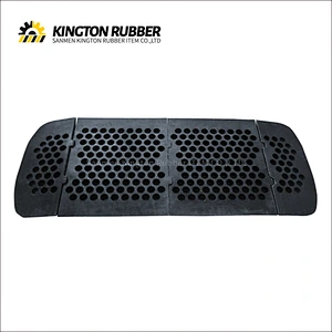 600mm width Rubber Speed Hump with 4 Reflective Sheets
