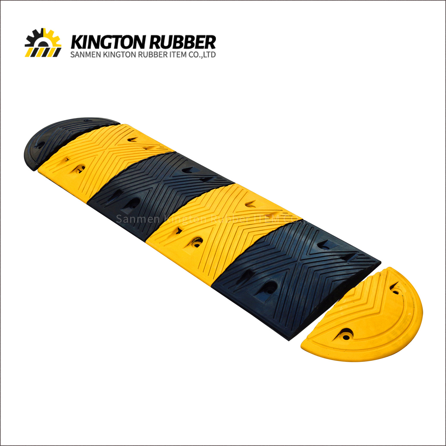 350mm width V-shaped Rubber Speed Bump