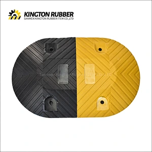 320mm width Fine Pattern Rubber Speed Bump