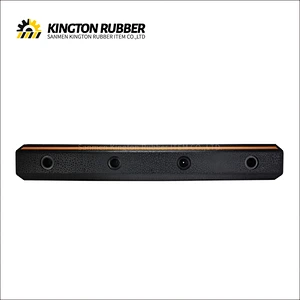 150mm width Crocodile Pattern Rubber Wall Protector with 1 Reflective Tape
