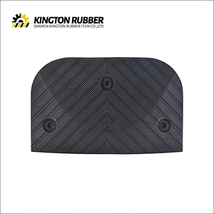 400mm width Fine Pattern Rubber Speed Bump