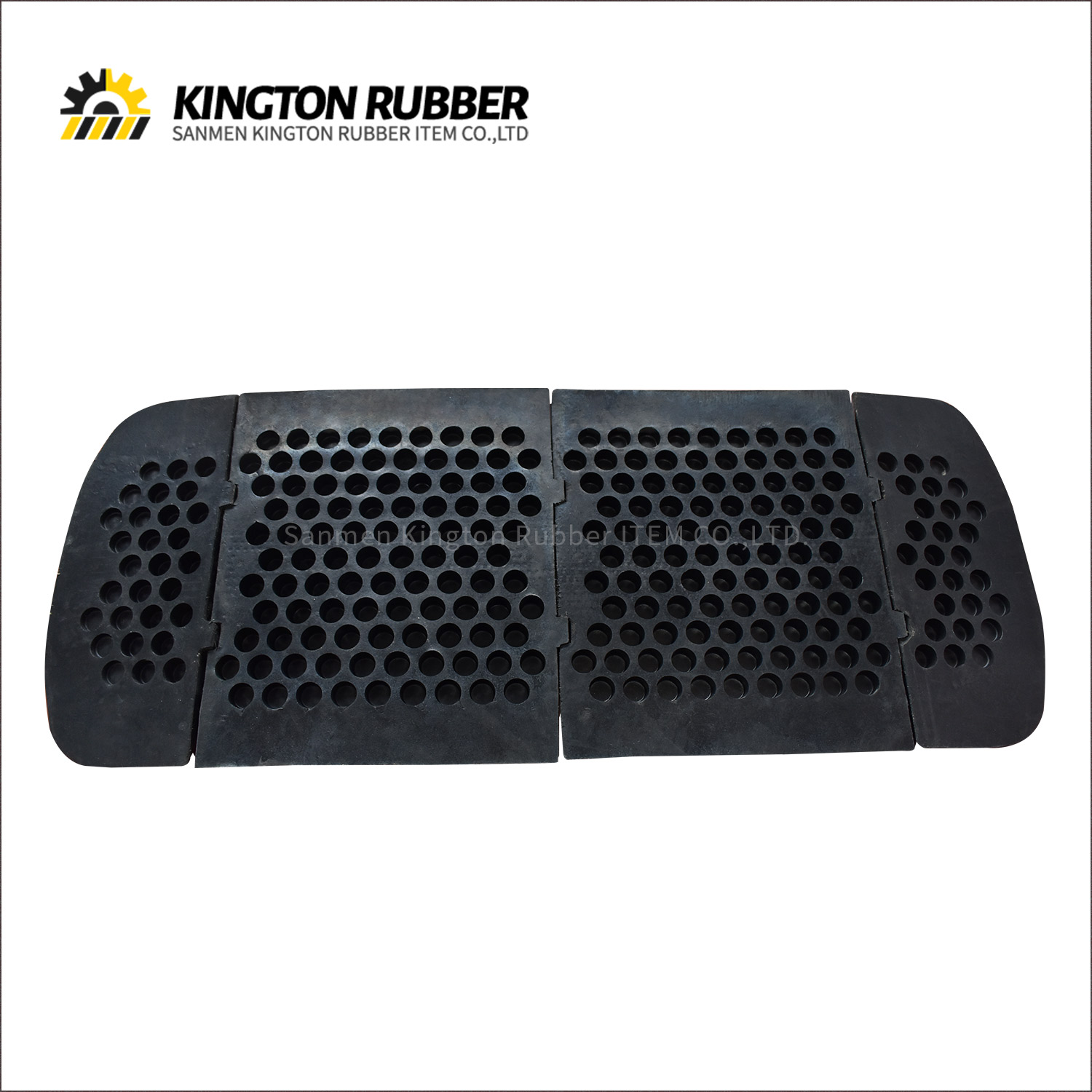 600mm width Rubber Speed Hump with 8 Reflective Sheets