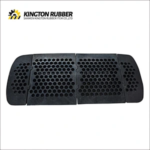 600mm width Rubber Speed Hump with 8 Reflective Sheets