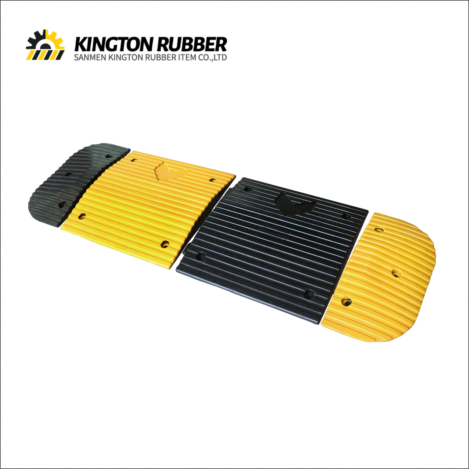 500mm width Cross-line Surface Rubber Speed Hump