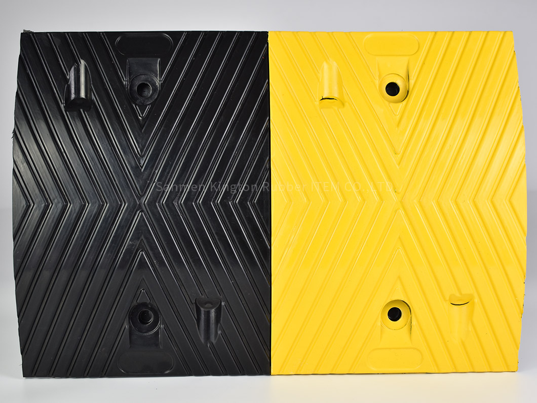 交通室外用橡胶减速带traffic outdoor rubber speed humps