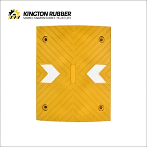 400mm width Fine Pattern Rubber Speed Bump