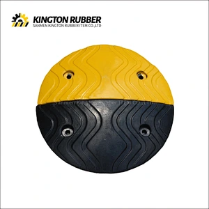 380mm width Wave Pattern Rubber Speed Bump