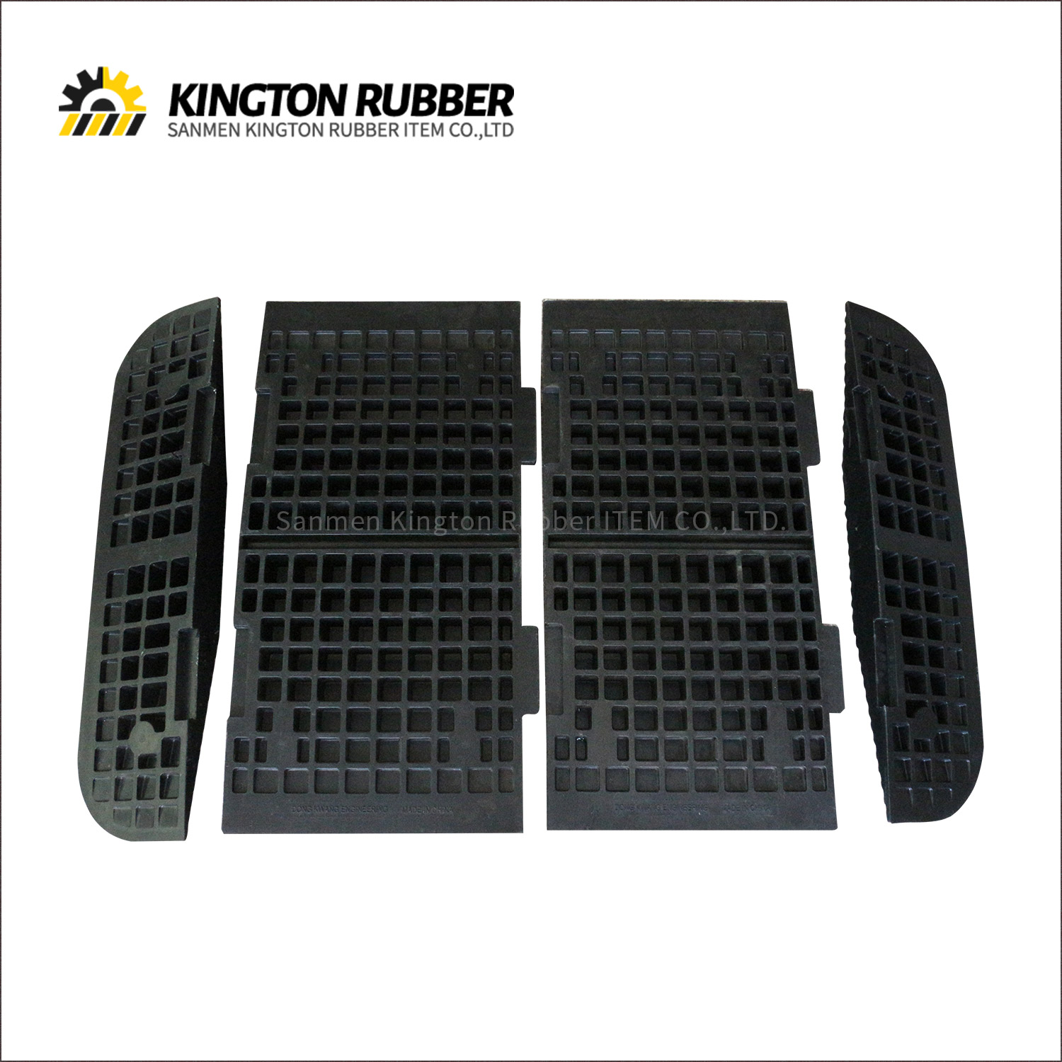 1000mm width  Cross-line Surface Rubber Speed Hump