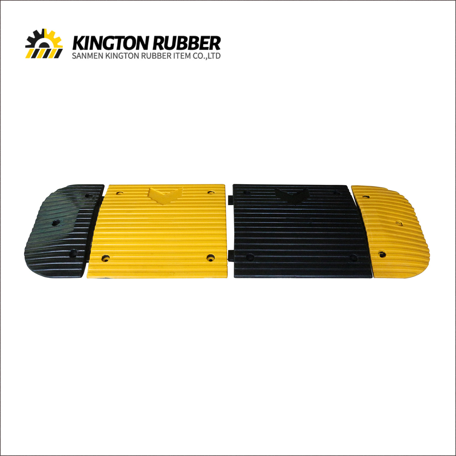 500mm width Cross-line Surface Rubber Speed Hump