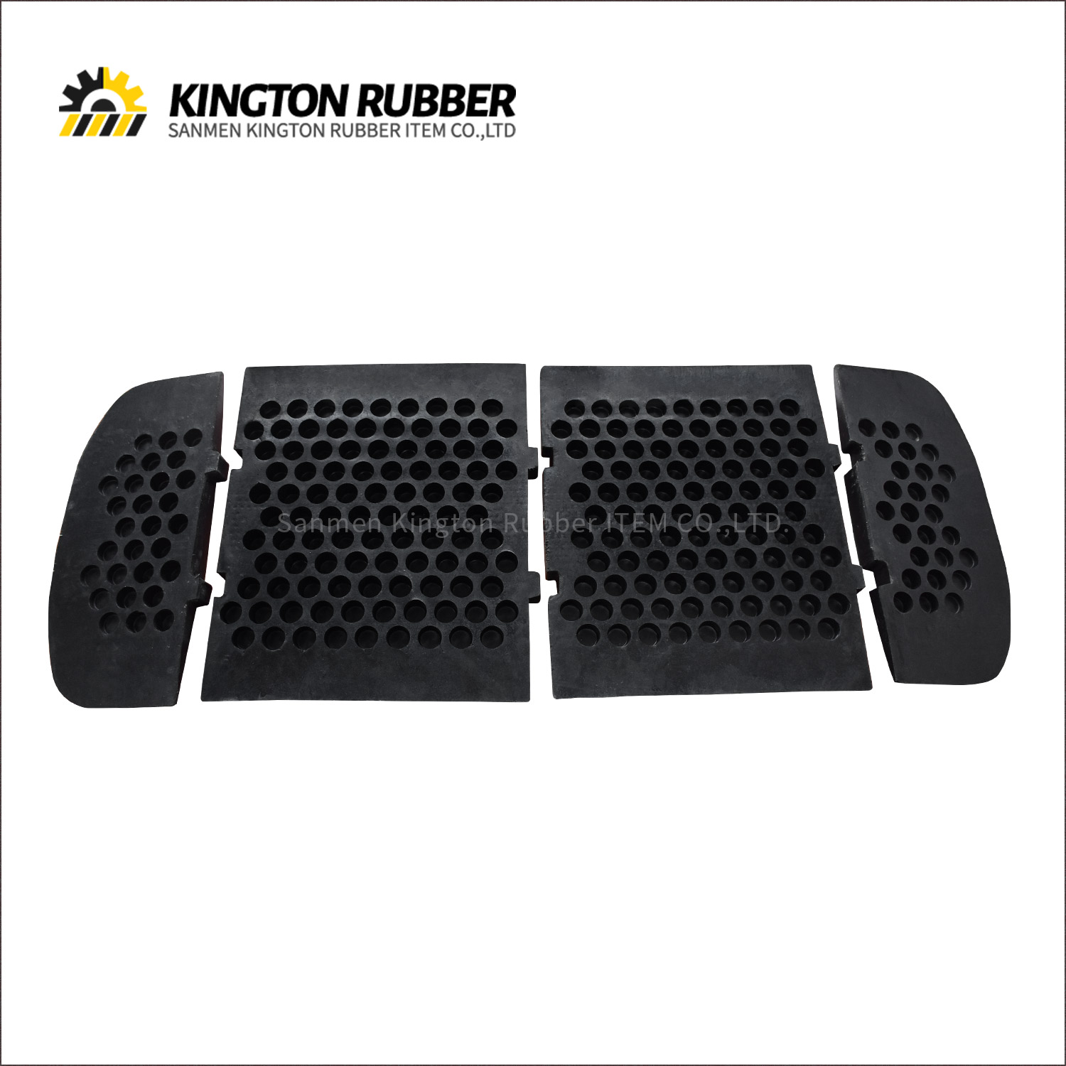 600mm width Rubber Speed Hump with 8 Reflective Sheets