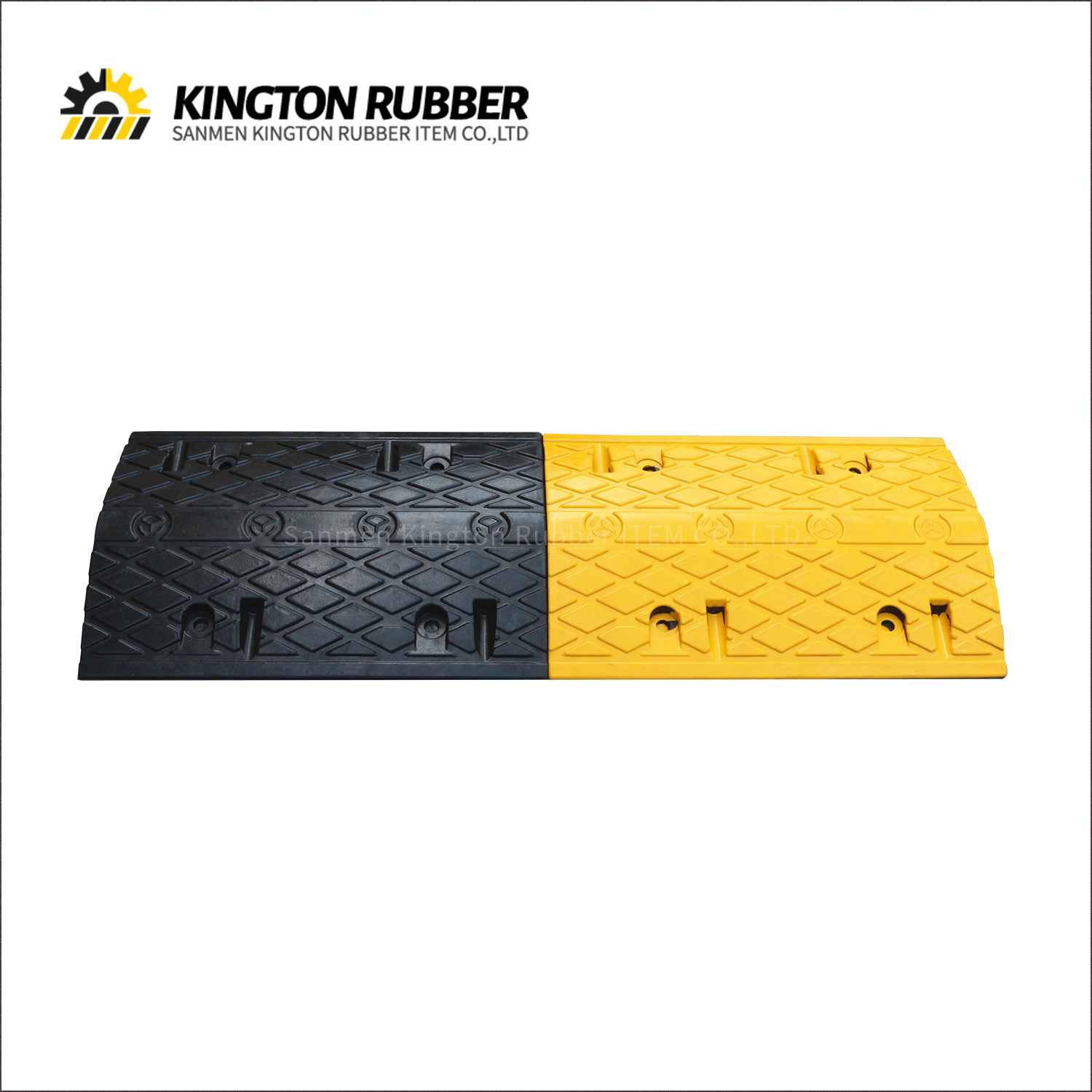 350mm width Diamond Pattern Rubber Speed Bump