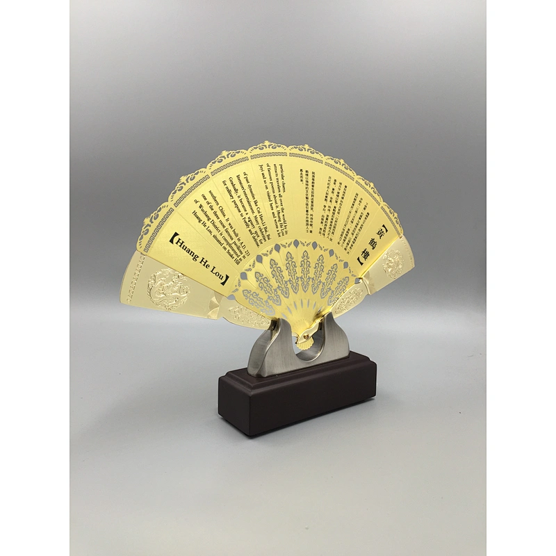 Yellow Crane Tower Fan ornaments