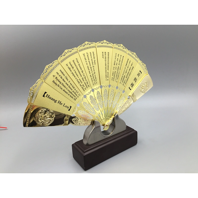Yellow Crane Tower Fan ornaments