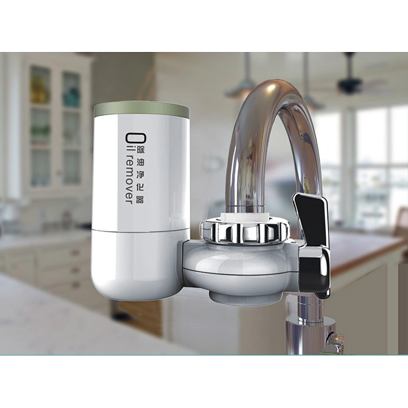 Clean oil to remove oily water faucets