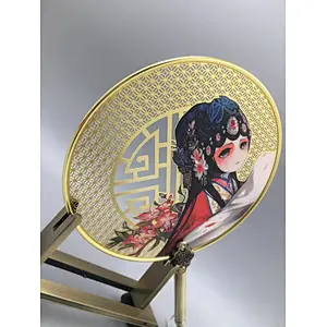 Beijing opera Facial makeup Fan Ornament