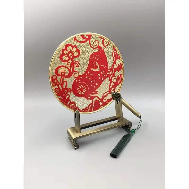 Golden Fan Ornament