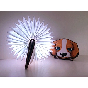 Panda、Doggy、Rabbit、Cat、Piggy Colorful Book Lamp