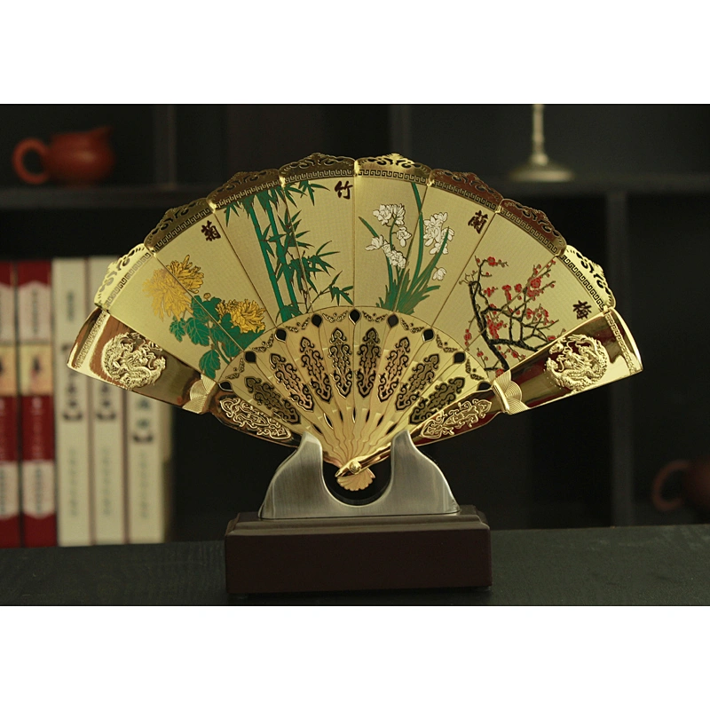 Plum blossom orchid bamboo chrysanthemum Fan ornaments