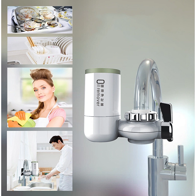 Clean oil to remove oily water faucets
