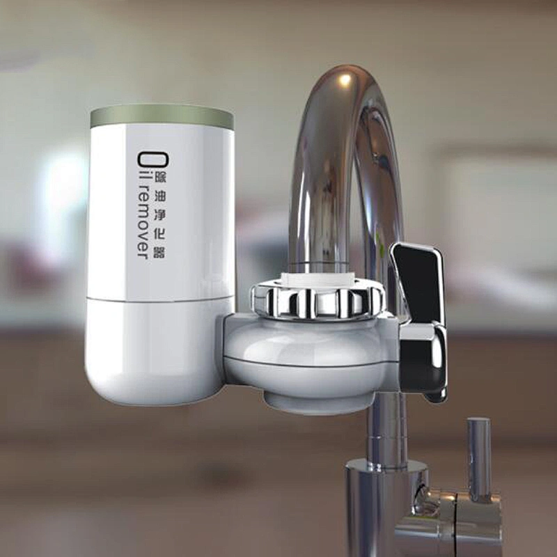 Clean oil to remove oily water faucets