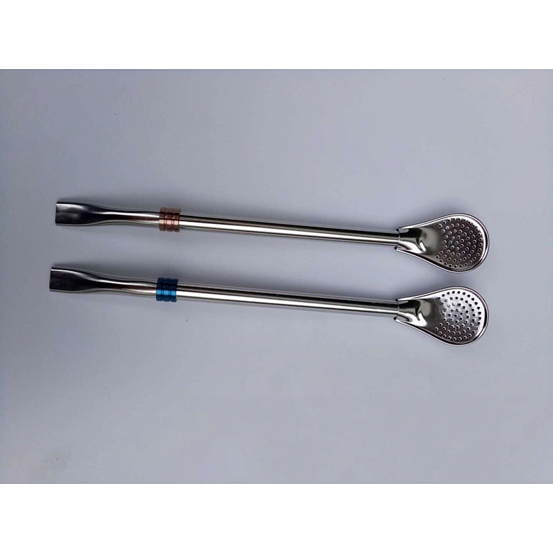 Straw spoon