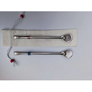 Straw spoon