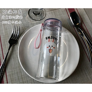 Cartoon double cup